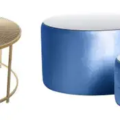 Журнальные столики и пуфы-столы с зеркальной столешницей в аренду